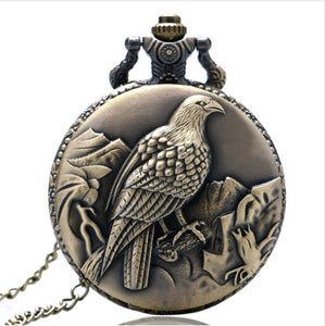New Antique Big Size Eagle Pocket Watch