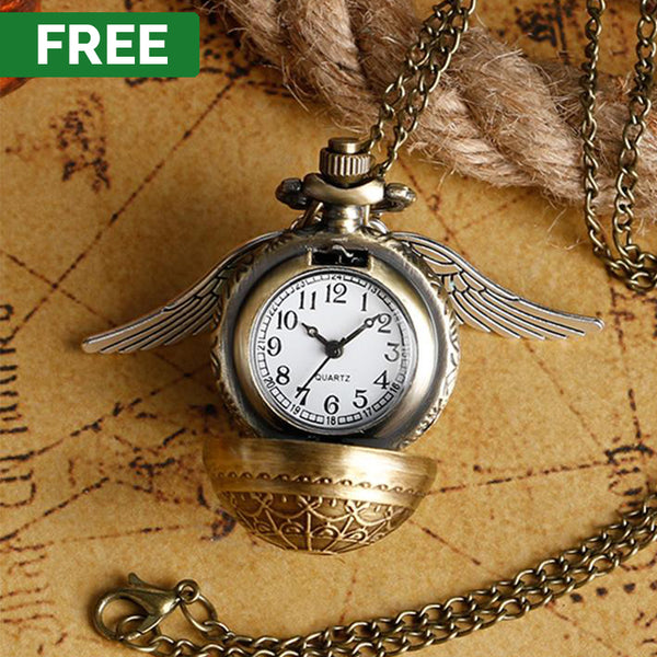 FREE : Antique Quartz Modern Ball Pocket Watch