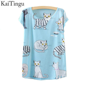 Cool Cat Tshirt Woman