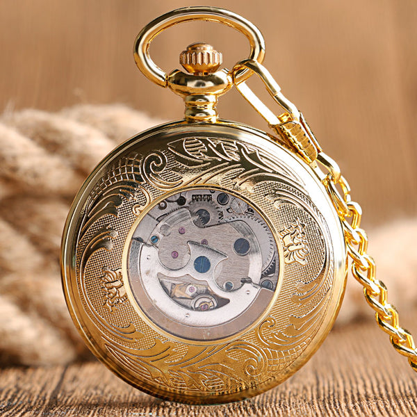 Golden Phoenix Pocket Watch