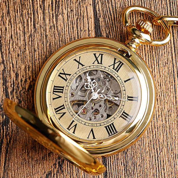 Golden Phoenix Pocket Watch