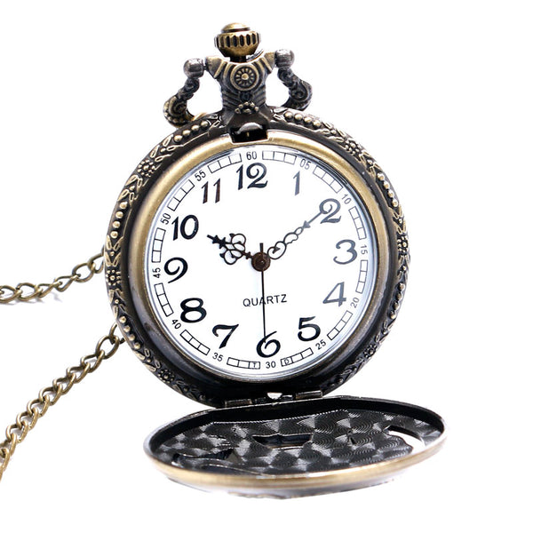 Tiger Hollow Pocket Watch