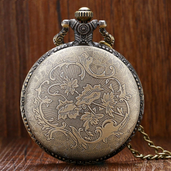 Tiger Hollow Pocket Watch