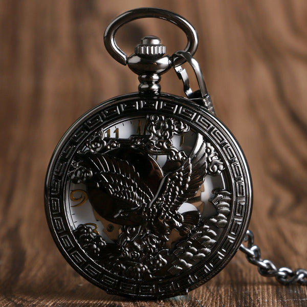 Cool Flying Eagle Hawk Pocket Watch