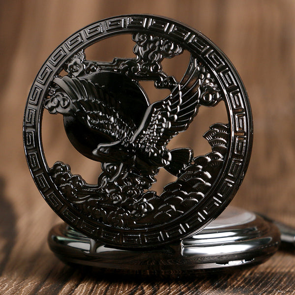 Cool Flying Eagle Hawk Pocket Watch