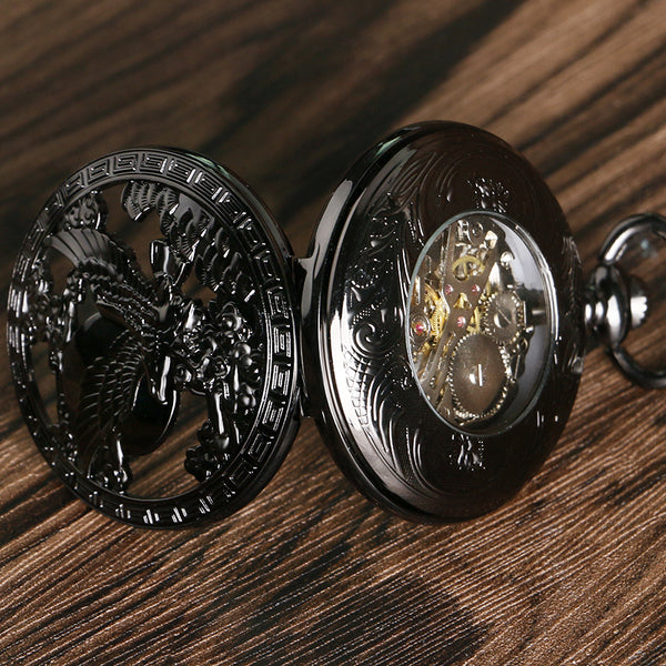 Cool Flying Eagle Hawk Pocket Watch