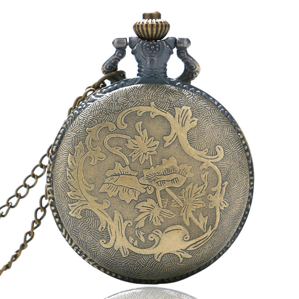 Antique Bronze US Flag Clock Watches