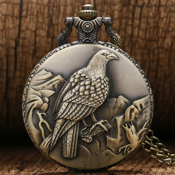 New Antique Big Size Eagle Pocket Watch