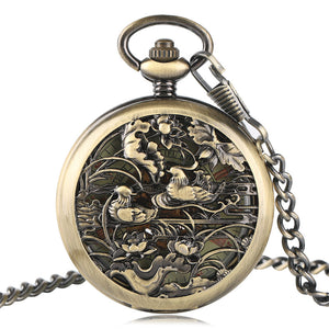 Lovebirds Pocket Watch