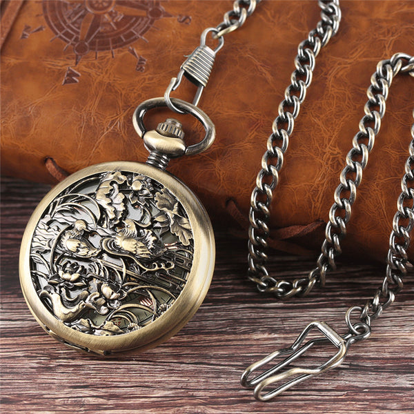 Lovebirds Pocket Watch