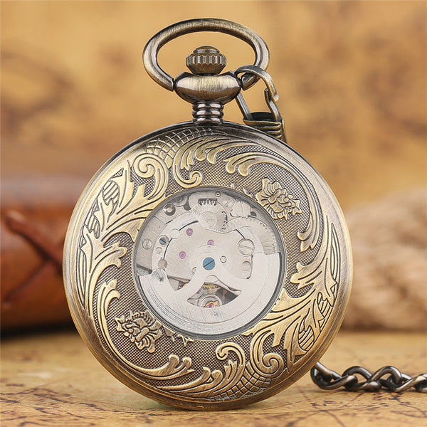 Beautiful Phoenix Mechanical Pocket Watch