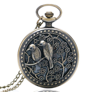 Lovely Bird Pocket Watch
