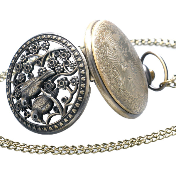 Lovely Bird Pocket Watch