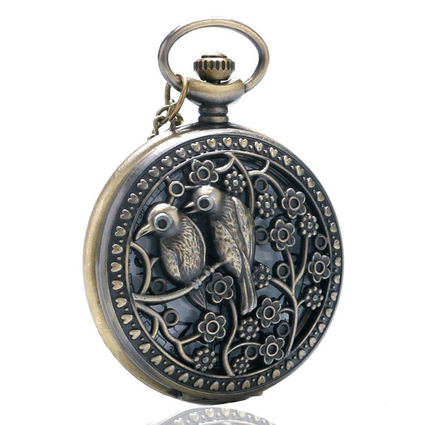 Lovely Bird Pocket Watch