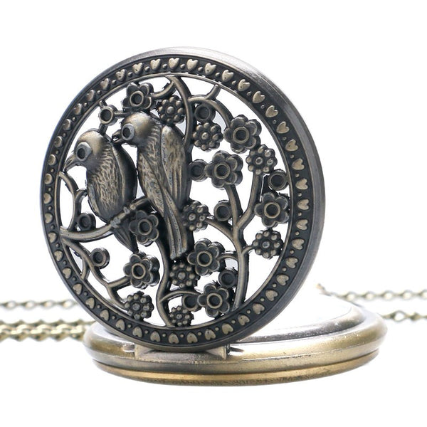 Lovely Bird Pocket Watch