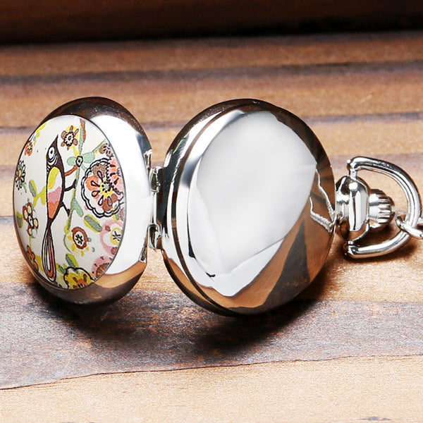 FREE : Colorful Cute Bird Pocket Watch