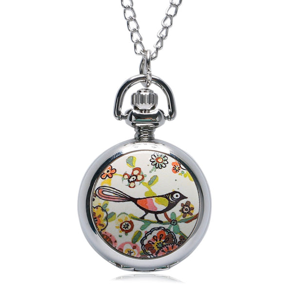 FREE : Colorful Cute Bird Pocket Watch