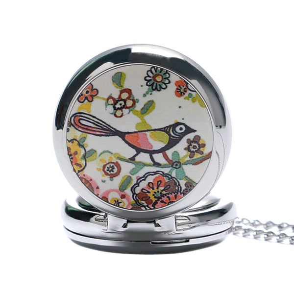FREE : Colorful Cute Bird Pocket Watch