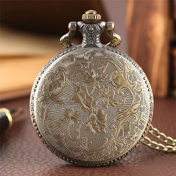 Flying Hunting Eagle Pocket Watch