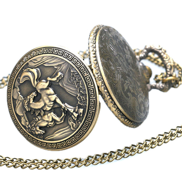 Pegasus Quartz Pocket Watch Flying Horse